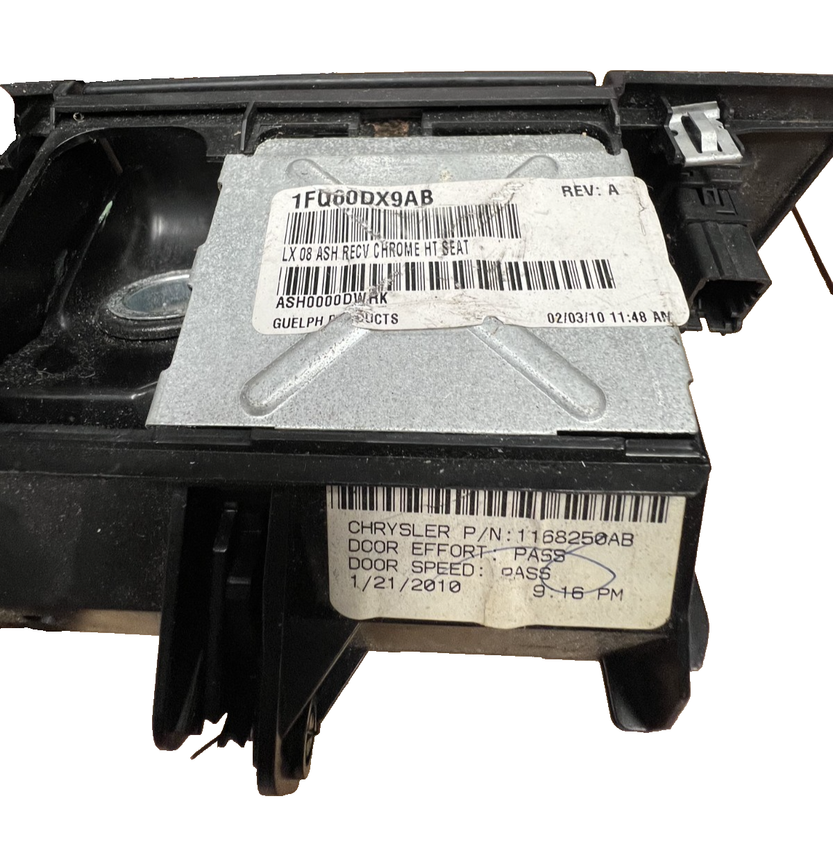 2007 2008 2009 Chrysler 300 Ash Tray with Heated Seat Switch OEM 1FQ60DX9AB