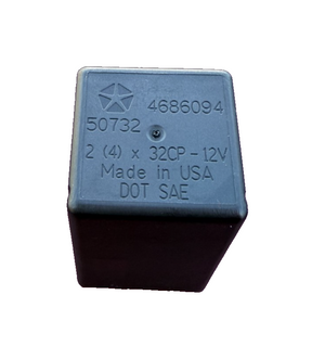 Turn Signal Relay 12V 4686094 Black Fits 1997 1998 1999 2000 Dodge Caravan