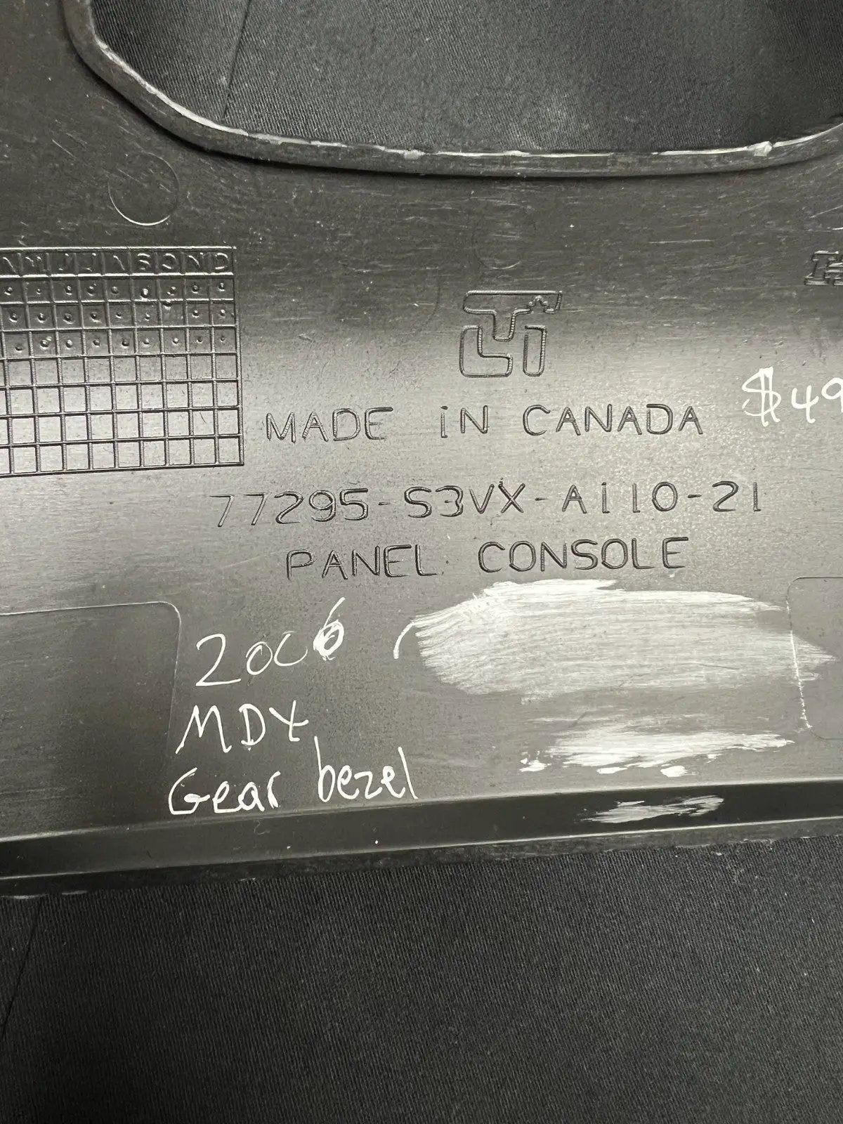 Center Console Shifter Bezel 77295 S3VX A110 21 fits 2003-2006 Acura MDX by OEM