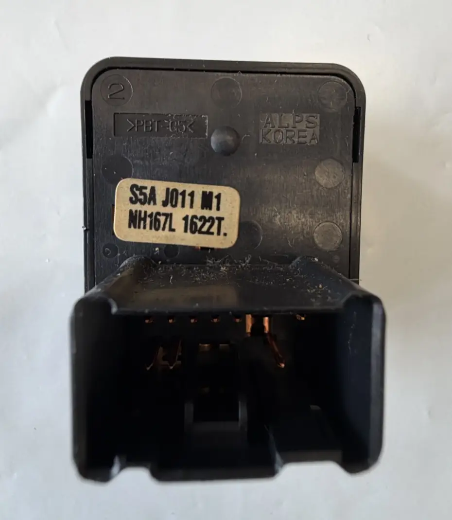 2001-2005 Honda Civic Sedan Dash Mirror Power Control Switch S5A J011 M1 by Alps