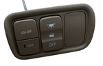 2005-2008 Honda Pilot VSA Off Cruise Dome Light Control Switch OEM Tan