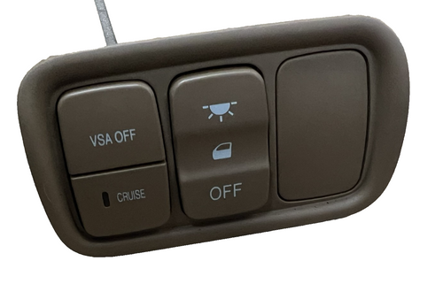 2005-2008 Honda Pilot VSA Off Cruise Dome Light Control Switch OEM Tan