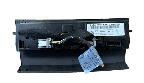 2007-2013 BMW E82 E88 E90 E92 E93 AC Heater Climate Control Switch Panel 9162983
