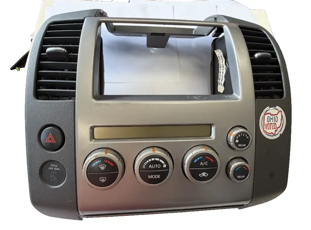 2005-2012 Nissan Pathfinder Radio Bezel Climate Control 27500 EA50A, 10302004 by Nissan