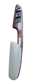 04-10 Toyota Sienna Front Left Side Door Armrest with Master Switch Woodgrain