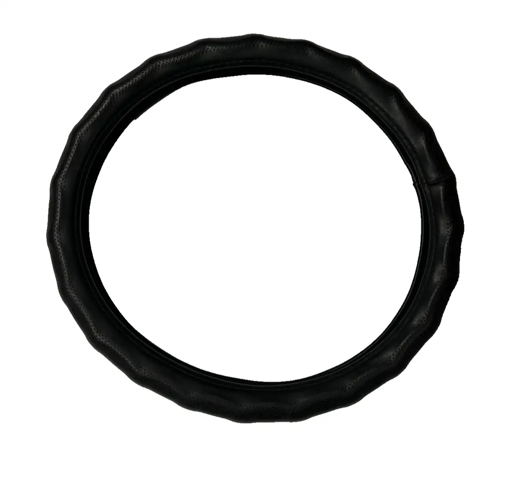 Universal Steering Wheel Cover with Pattern Black Steering Wheel Protection by Unbranded