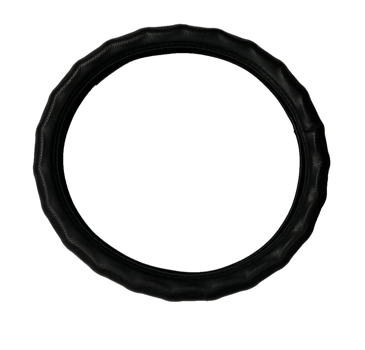 Universal Steering Wheel Cover with Pattern Black Steering Wheel Protection by Unbranded