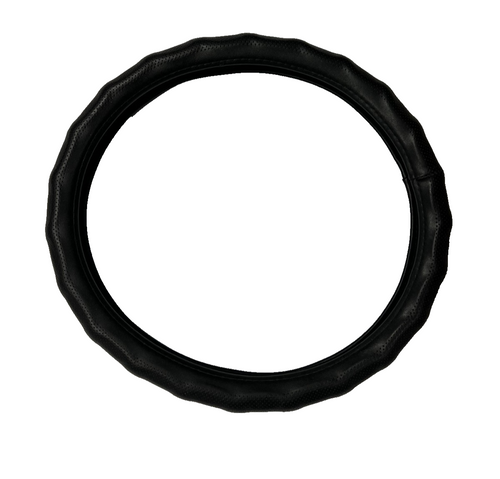 Universal Steering Wheel Cover with Pattern Black Steering Wheel Protection