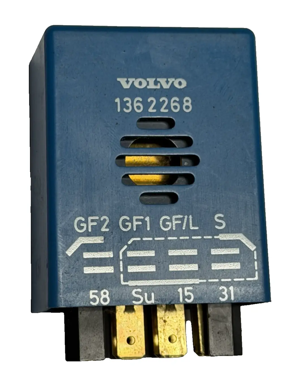 1975-1982 Volvo 240 Seat Belt Reminder Relay 1362268, 5SA 004 396 00 Blue by Volvo