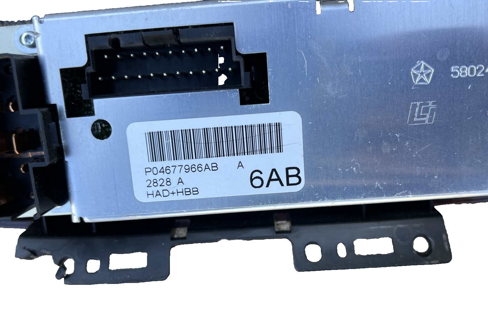 AC Heater Climate Control Trim 04677966AB fits 99-00 Chrysler Town & Country