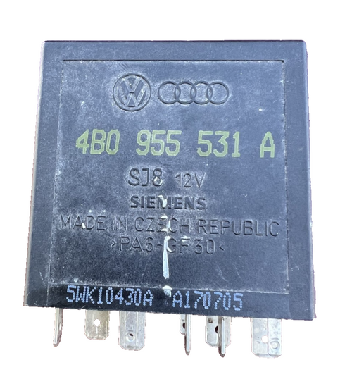 Wiper Relay 4B0 955 531 A, 5WK10430A 12V fits Volkswagen Audi Jetta Golf