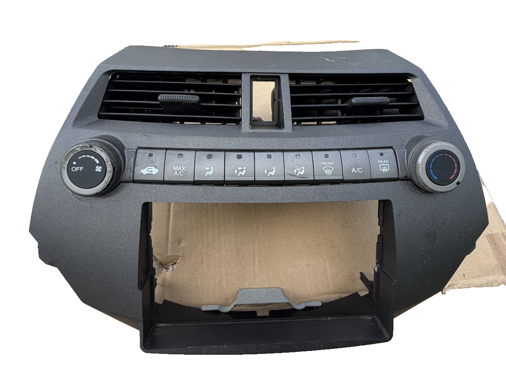 08 09 10 11 12 Honda Accord Radio Bezel Trim with Vents 77260TA0 A030