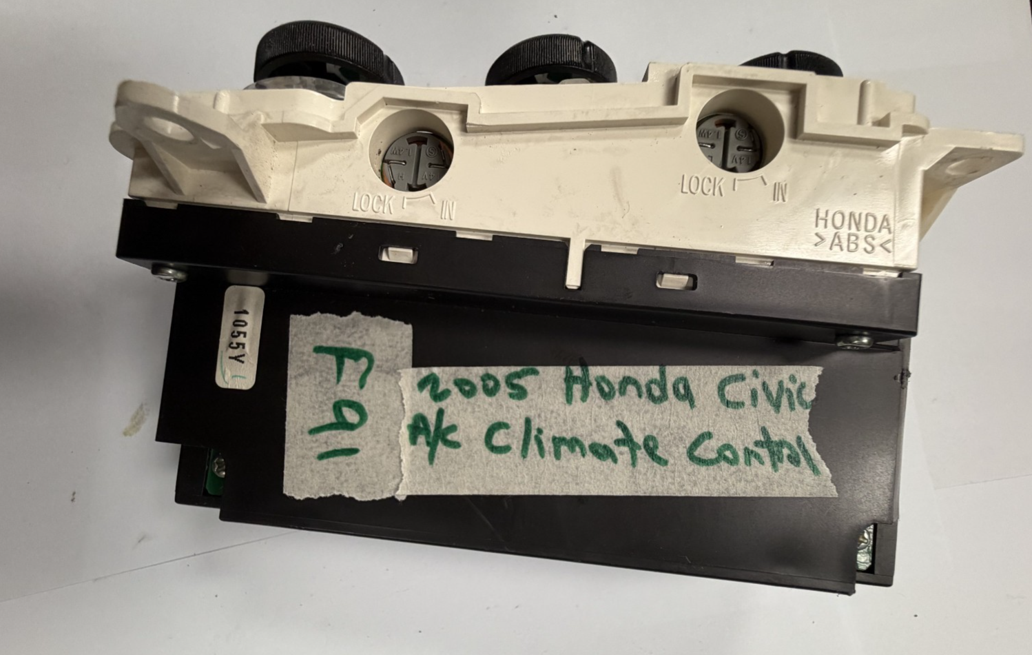 05 2005 Honda Civic AC Heater Temperature Climate Control Black