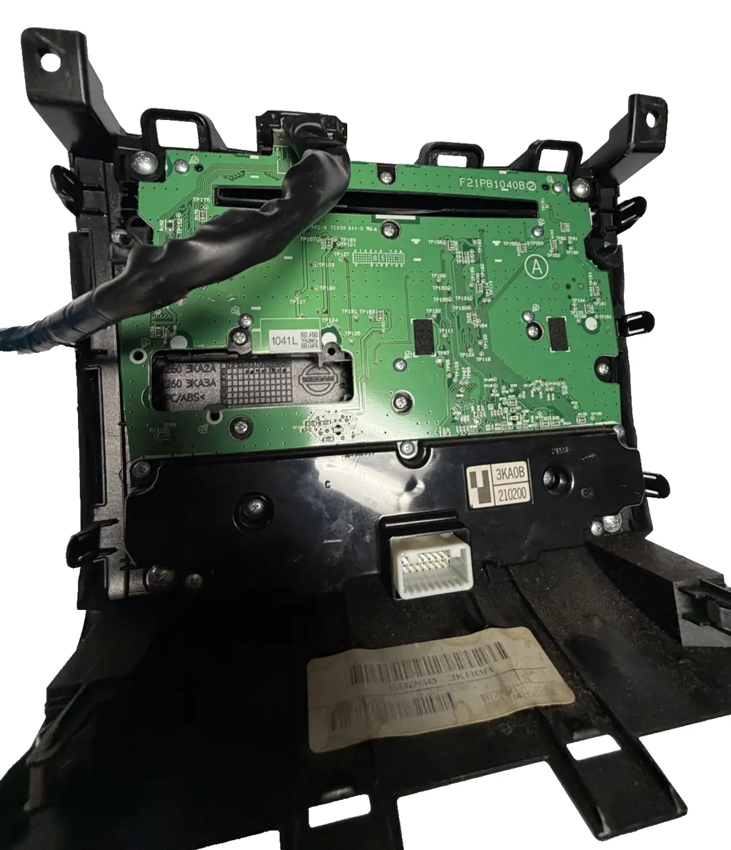 2013-2016 Nissan Pathfinder AC Climate Audio Control Panel Bezel 3KA0B 210200 by Nissan