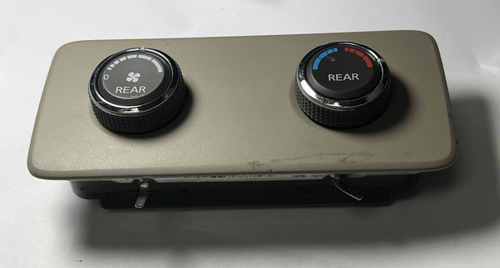 07 2007 Nissan Quest Rear AC Heater Temperature Climate Control OEM Tan