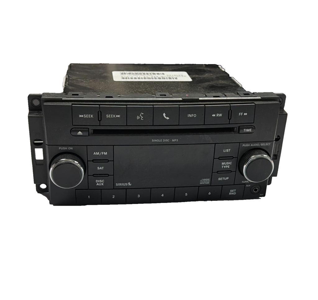 Radio CD MP3 Player AUX Sirius 05091117AC fits 2010 Chrysler Town and Country