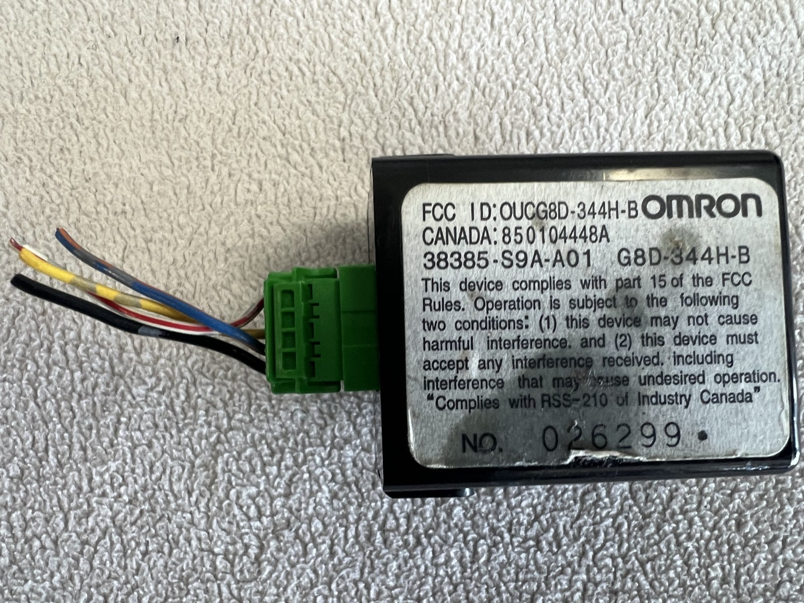 2002-2011 Honda Element Civic CRV Keyless Entry Module OEM 38385-S9A-A01