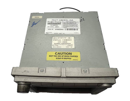 07-10 Lincoln MKX 6 Disc CD MP3 Navigation GPS Player Radio Stereo 7A1T18K931DA