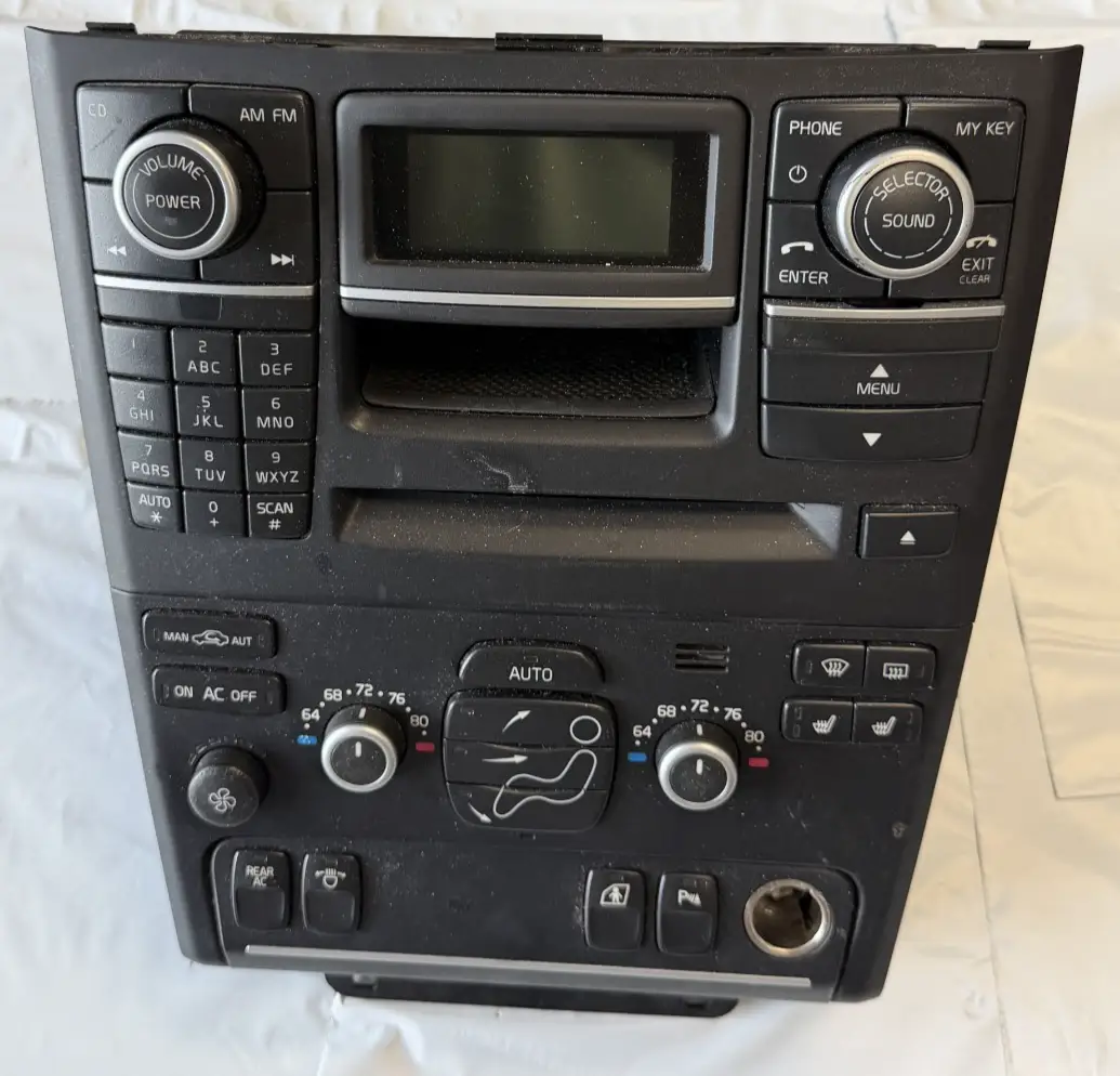 2007-2014 Volvo XC90 Dash Radio & Climate Temperature Control Panel 31328066 by Volvo