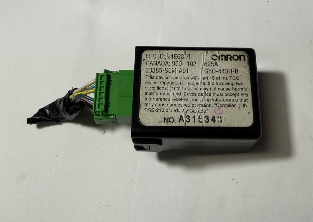 2004 Acura MDX Keyless Entry Anti Theft Module 38385 53M A01, G8D 443H B