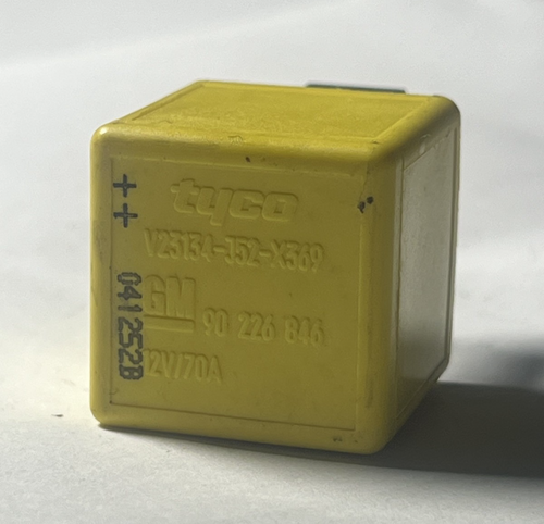 GM Tyco Multi Purpose 4 Pin Relay 90 226 846, V23134-J52-X369 for Saab
