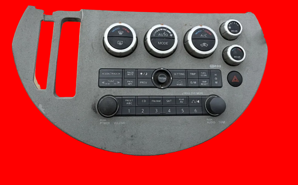 2004-2005 04 05 Nissan Quest Climate Control Trim Panel Bezel 27500 ZF200