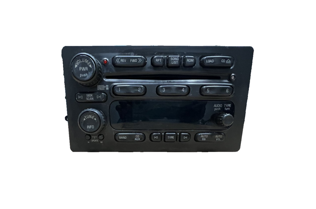 2003-2006 Chevrolet Silverado 6 Disc Changer AM FM Radio Stereo CD Player OEM