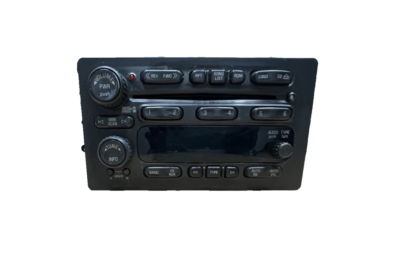 2003-2006 Chevrolet Silverado 6 Disc Changer AM FM Radio Stereo CD Player OEM