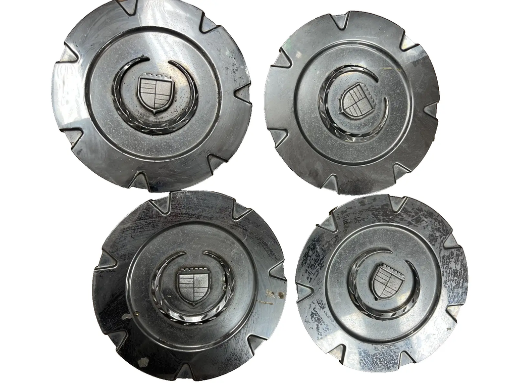 Qty 4 Cadillac Chrome Wheel Center Cap Hubcap S603 10, WCA 273 by Cadillac