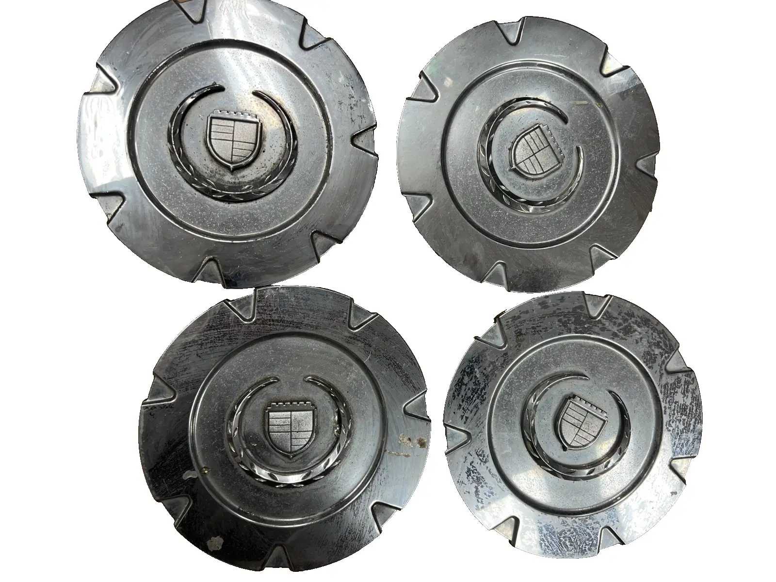 Qty 4 Cadillac Chrome Wheel Center Cap Hubcap S603 10, WCA 273 by Cadillac