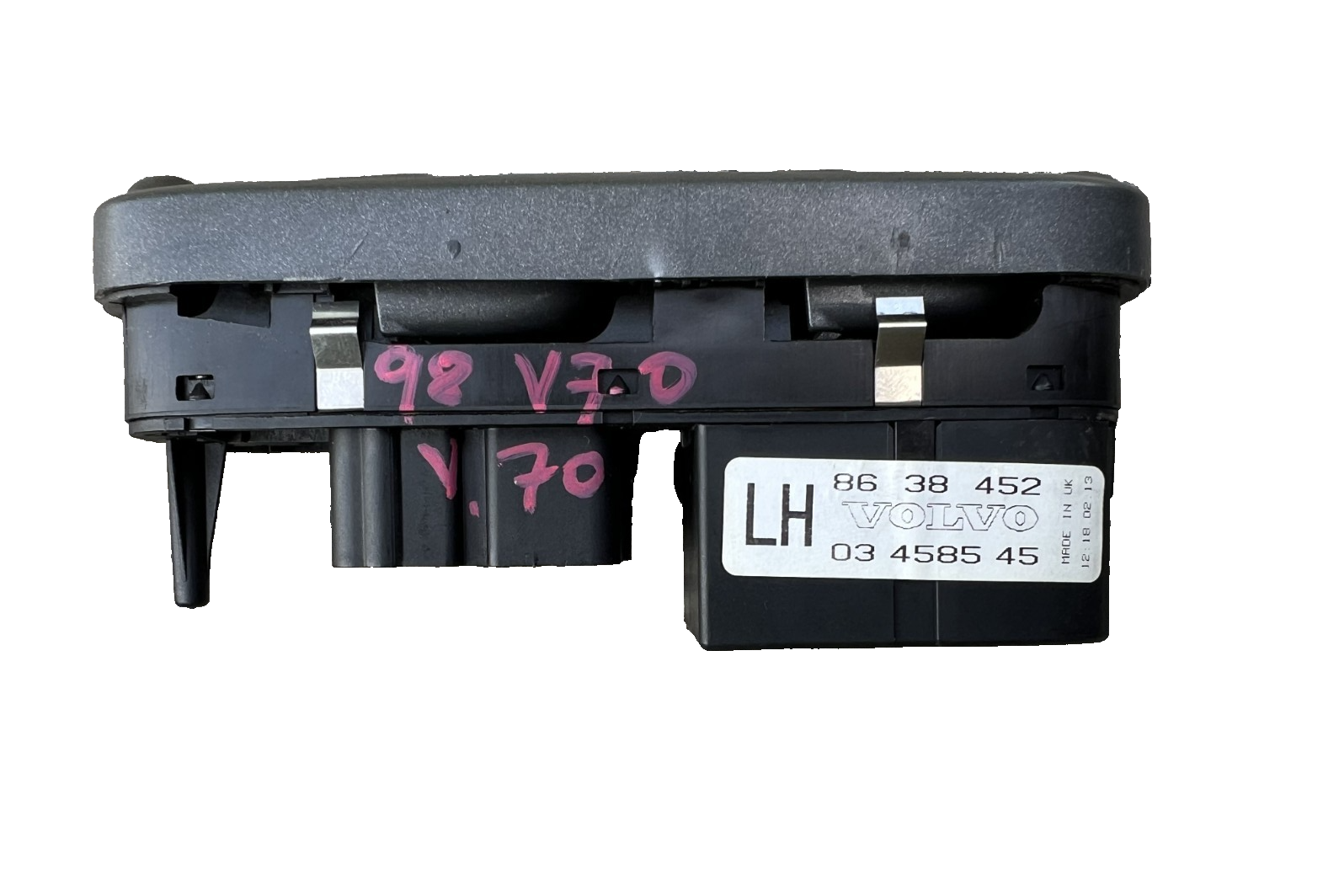 1998-2000 Volvo S70 V70 Master Power Window Switch Front Left Side 86 38 452