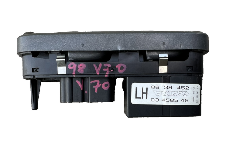 1998-2000 Volvo S70 V70 Master Power Window Switch Front Left Side 86 38 452