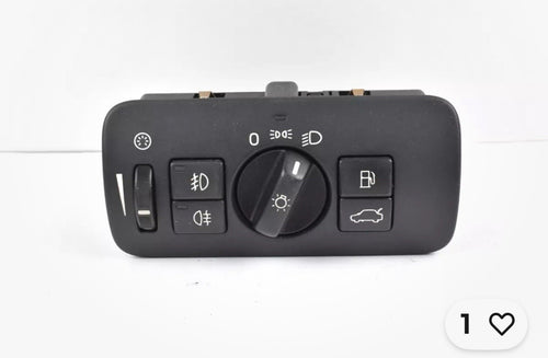 2007-2018 Volvo V70 XC70 S80 Headlight Fog Light Control Switch OEM 30739414
