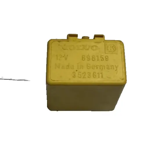 88-98 Volvo 240 740 940 6-Pin Rear Wiper Control Relay 3523611, 898159 Yellow by Volvo