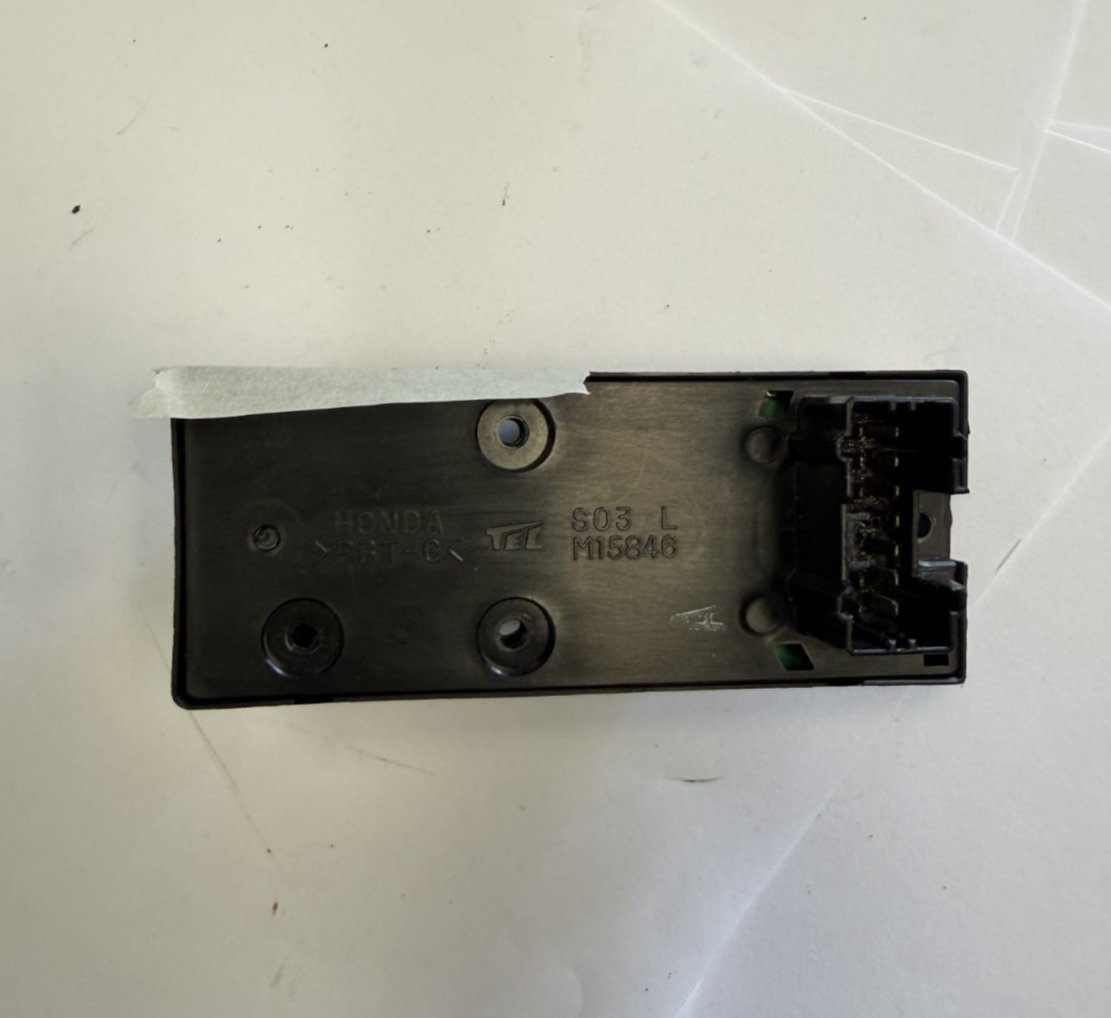 1996-2000 Honda Civic 2DR Master Power Window Switch Left LH M15846