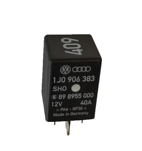 02 2002 Volkswagen Cabrio 2.0L Fuel Pump Relay 12V 40A 1J0 906 383, 89 8955 000 by Volkswagen