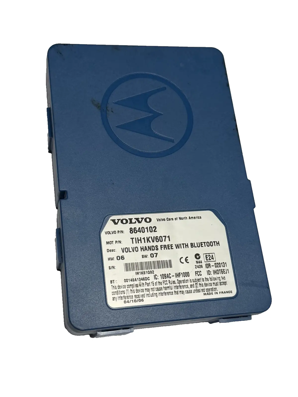 2003-2014 Volvo Bluetooth Hands Free Mobile Phone Control Module 8640102 by Volvo