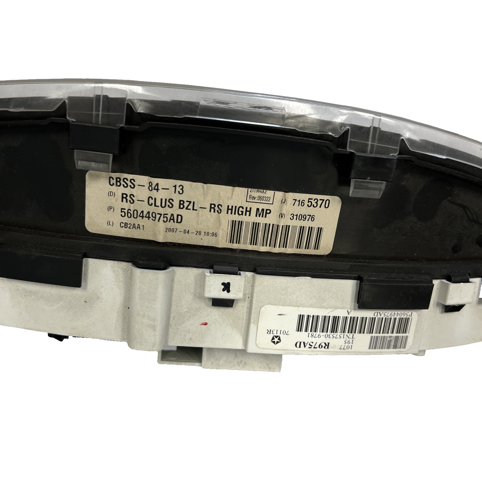 06-07 Chrysler Town & Country Speedometer Instrument Gauge Cluster 56044975AD