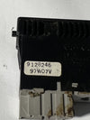 1997-1998 Volvo V90 Dimmer Switch Rheostat OEM 9128246 97W07V Black