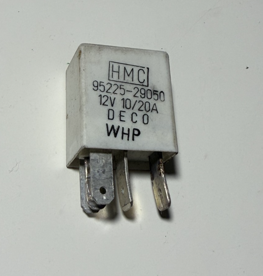 2000-2015 Kia Hyundai 5-Pin Multi-Use Relay 12V 10 20A 95225 29050 White