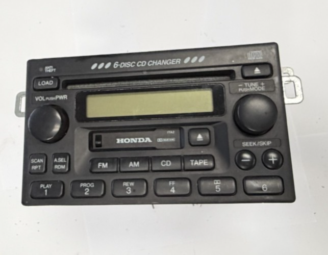 Radio 6 Disc CD Receiver AM FM 39100 S82 A300 fits 1998-2002 Honda Accord Civic by Matsushita