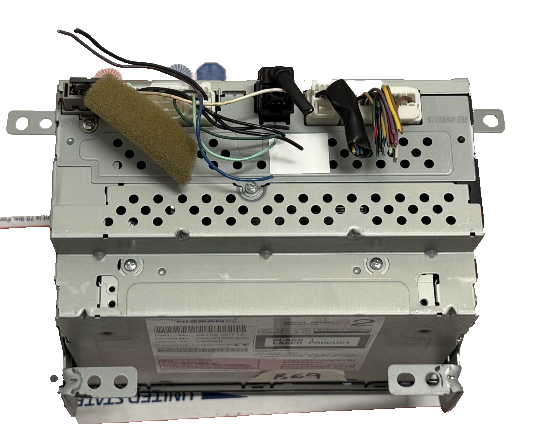 2015-2017 Nissan Juke AM FM CD Player Radio Receiver 28185 3PT1A, CQ JN85E34D