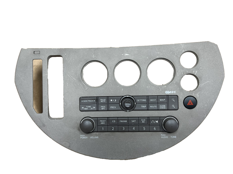 2004-2006 Nissan Quest Radio Stereo Control Bezel 28089 5Z016A 18608 GDPC62