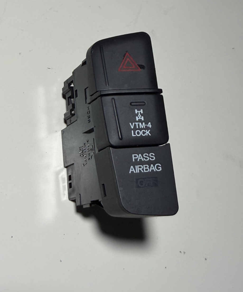 2006-2008 Honda Pilot Hazard Light VTM-4 Wheel Lock Switch M31338 M19155