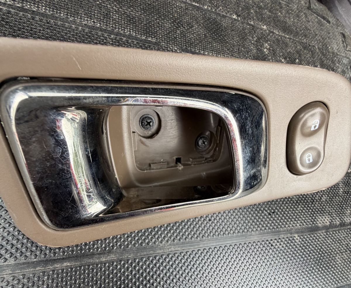 Inner Door Handle Lock Switch Front Left Driver Side Tan fits 03-08 Honda Pilot by Honda