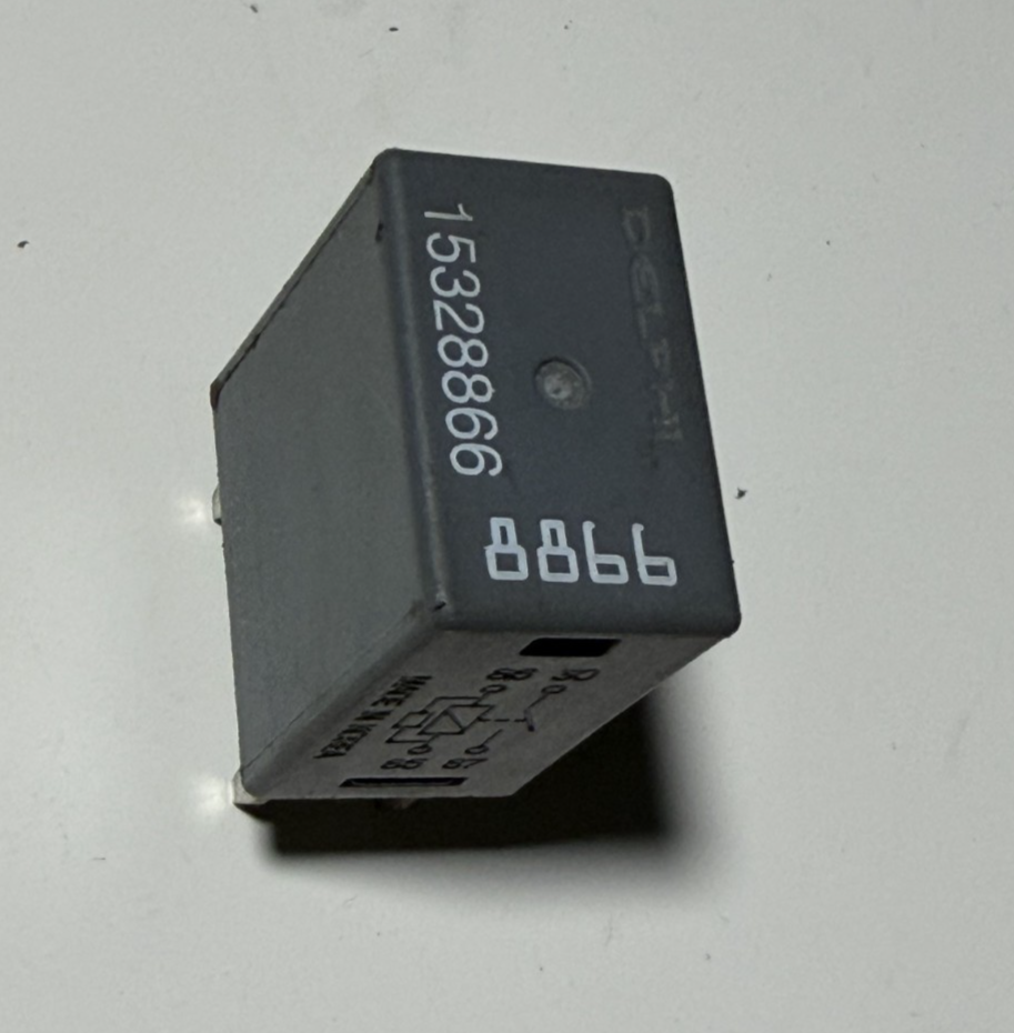 Delphi AC Compressor 4 Pin Multi-Purpose Relay 15328866 Gray