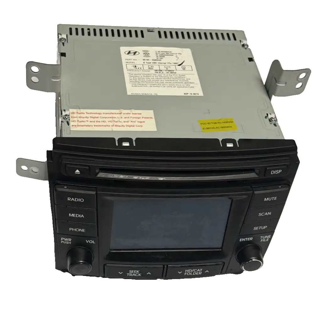 2014-2015 Hyundai Sonata AM FM CD Player Radio Receiver 96180 3Q8004X by Hyundai