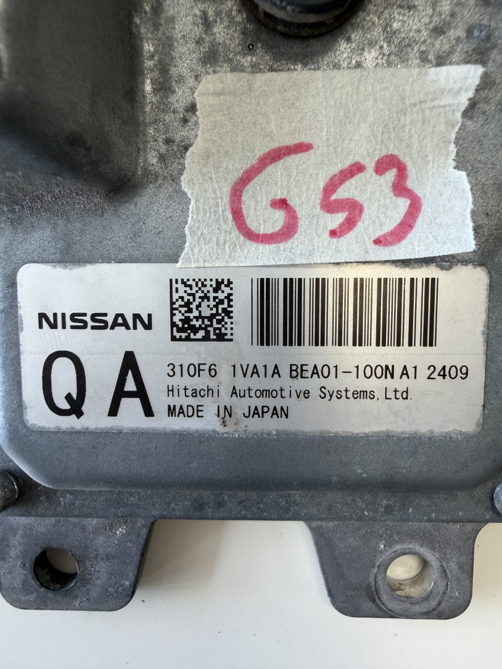 2012 2013 Nissan Juke Transmission Computer Control Module TCM 310F6 1VA1A