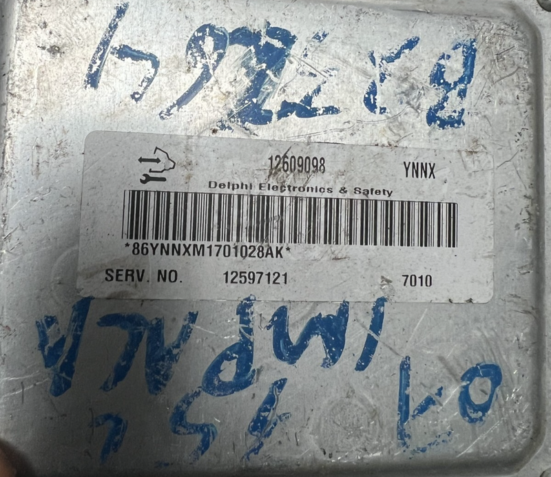 2007-2008 Chevrolet Impala Engine Control Module ECM OEM 12609098, 12597121