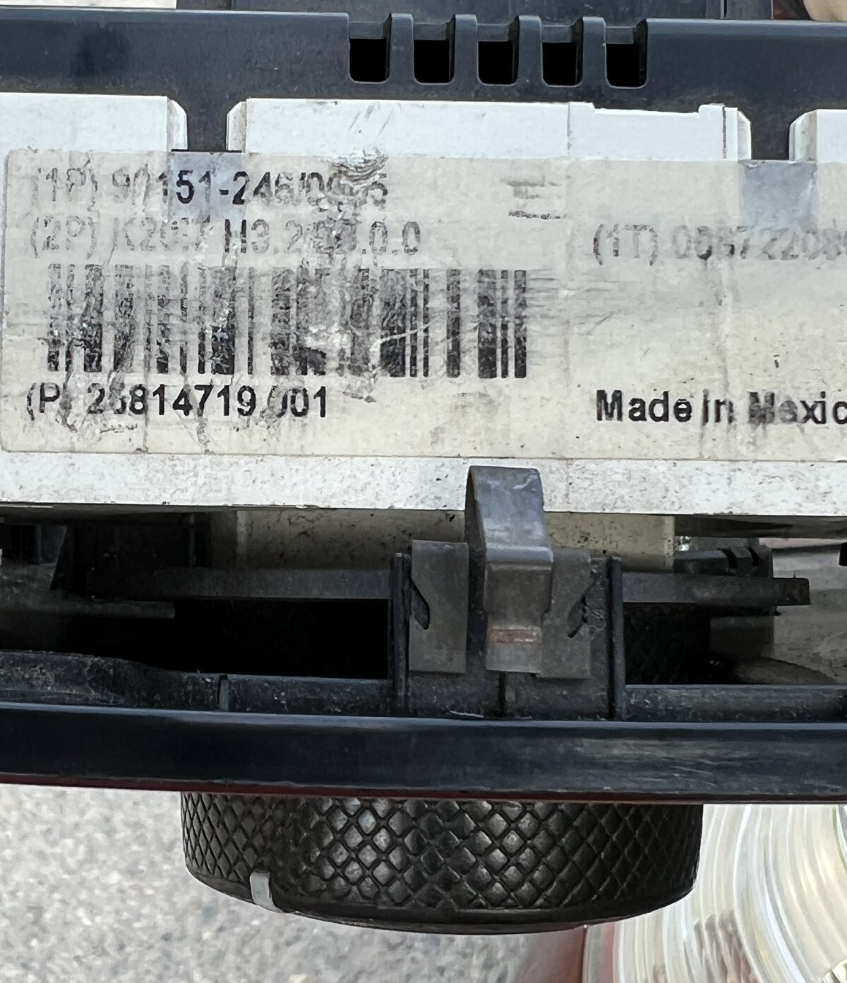 2006-2010 Hummer H3 AC Heater Temperature Climate Control Bezel Trim OEM